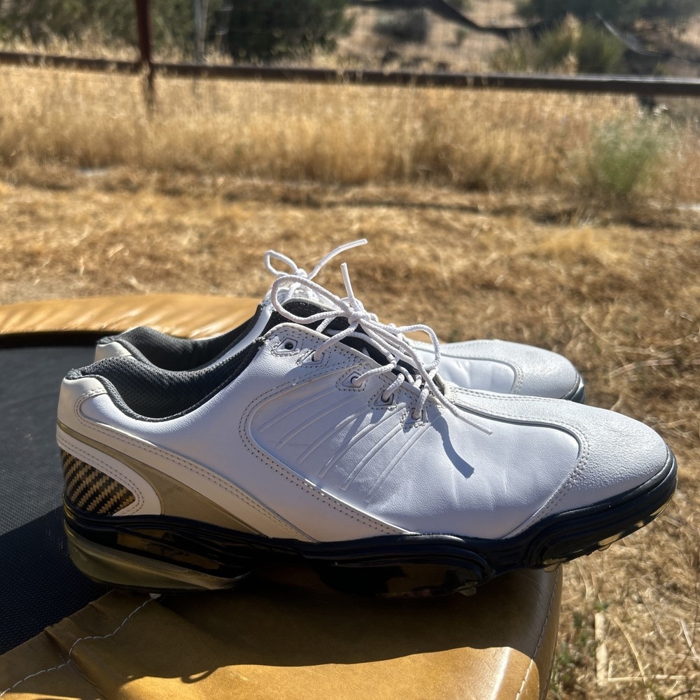 Footjoy Sport Flex Zone golf Shoes Size 8 White Performance Mens